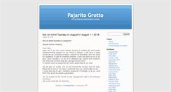 Desktop Screenshot of pajaritogrotto.org